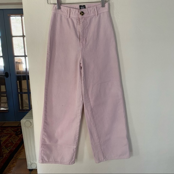 Wide Leg Pastel Pink Pants - Picture 5 of 7